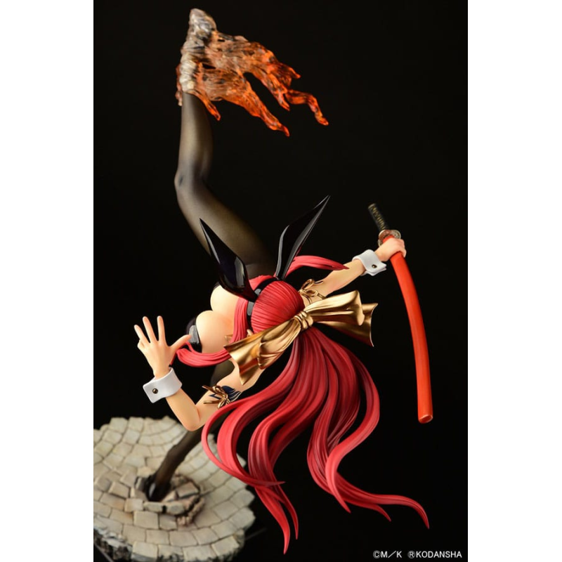 Fairy Tail statuette 1/6 Erza Scarlet High Kick Black Bunny Ver. 37cm