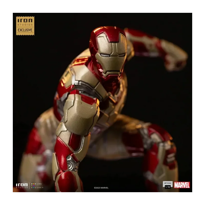 Iron Studios MARVEL - Iron Man Mark XLII - Statue Del. Art Scale 1/10 14cm 2023 CCXP