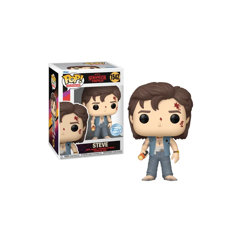 Figurini Pop STRANGER THINGS - POP TV N° 1542 - Steve (Battledamage)