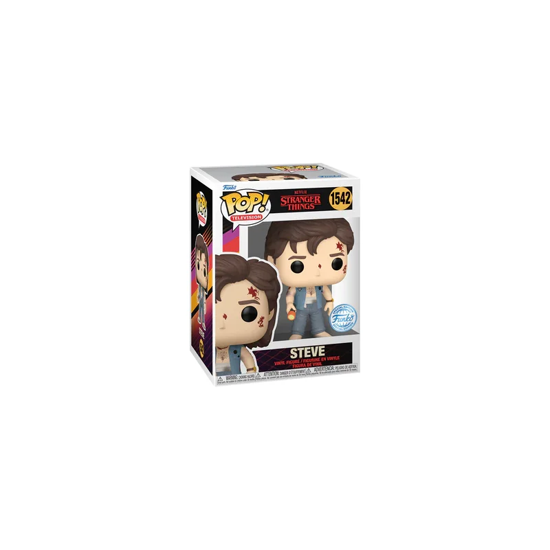 Figurini Pop STRANGER THINGS - POP TV N° 1542 - Steve (Battledamage)