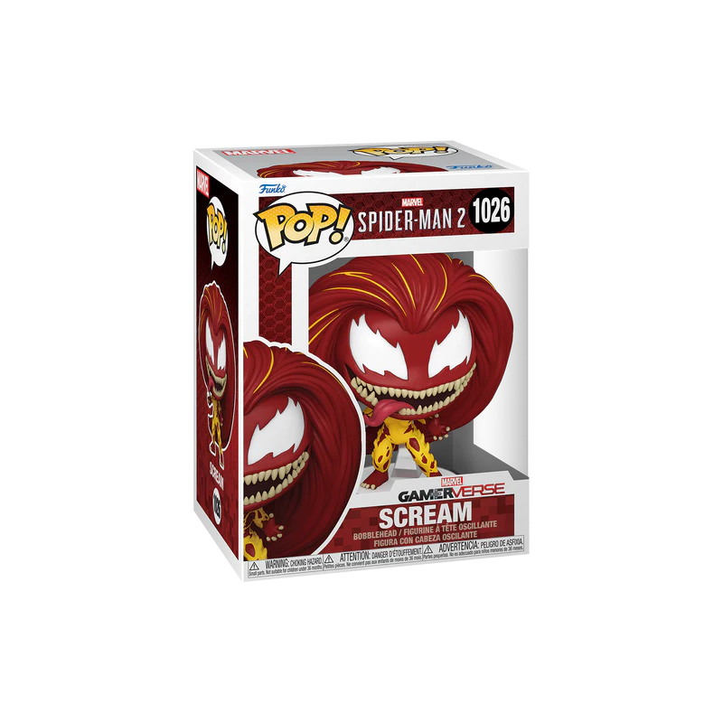 Figurini Pop SPIDER-MAN 2 - POP Games N° 1026 - Scream