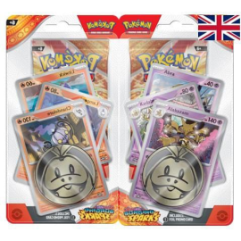  Pokémon TCG Scarlet & Violet 08 Surging Sparks Premium Checklane blisters *ENGLISH* Set (2)