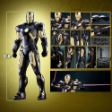 The Avengers Diecast Movie Masterpiece 1/6 Iron Man Mark VII (Black & Gold Version) 32 cm