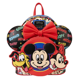  Disney Loungefly Mini Backpack Mickey And Friends Combo bag + headband