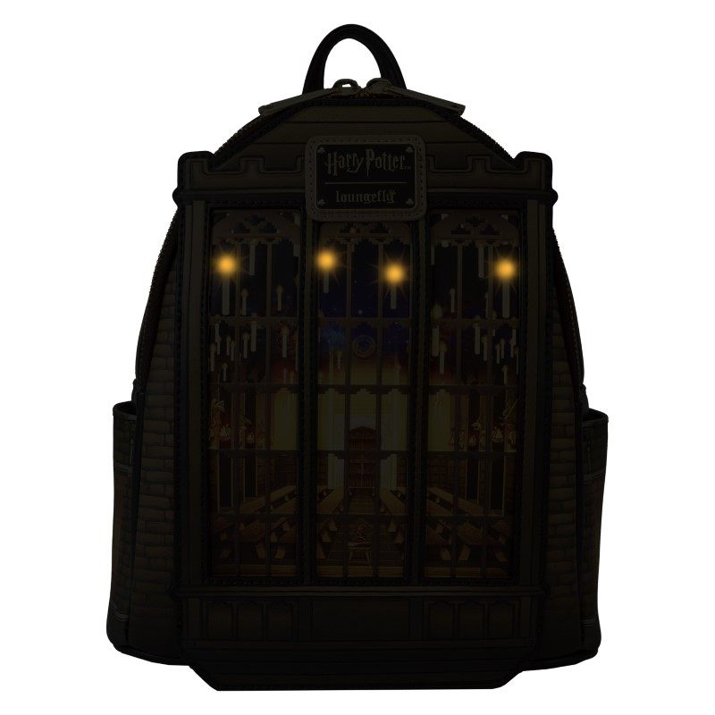 Harry Potter Loungefly Mini Backpack Hogwarts Hall light up