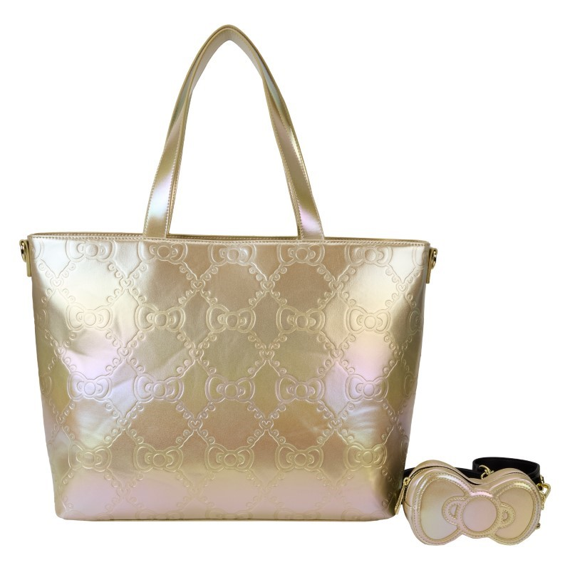  Hello Kitty Loungefly Handbag 50Th Anniv Gold