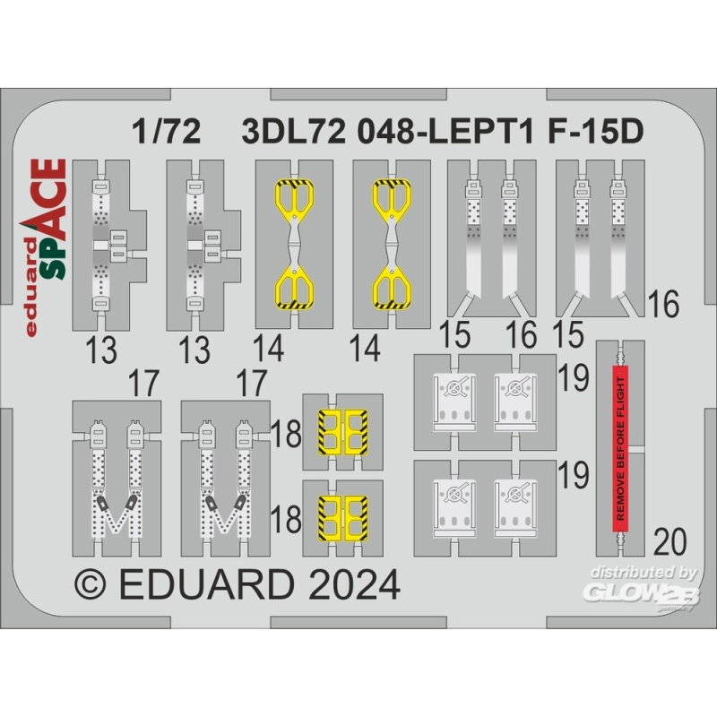 Decalcomania per aereo militar F-15D SPACE