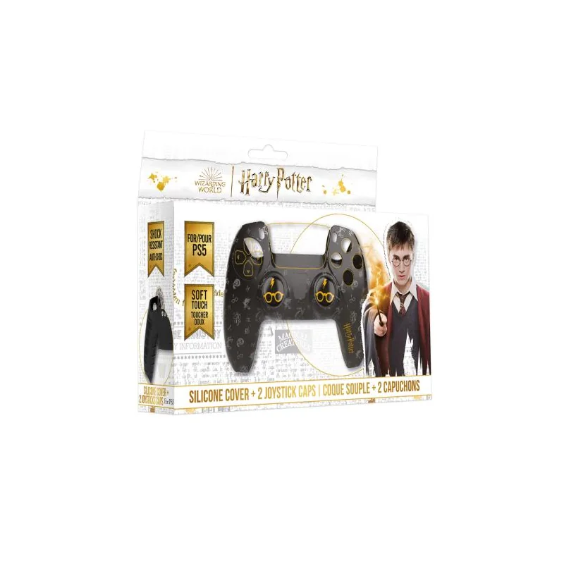  Harry Potter - Silicone Case + grip for PS5 Controller - Black