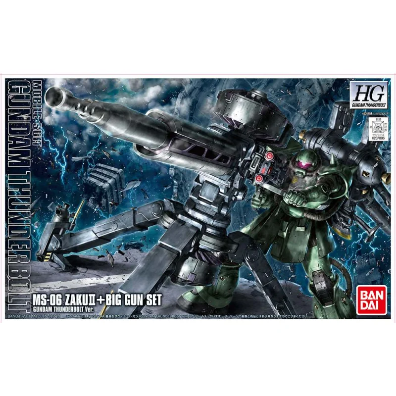 HG 1/144 ZAKU II + BIG GUN SET GUNDAM THUNDERBOLT ver.