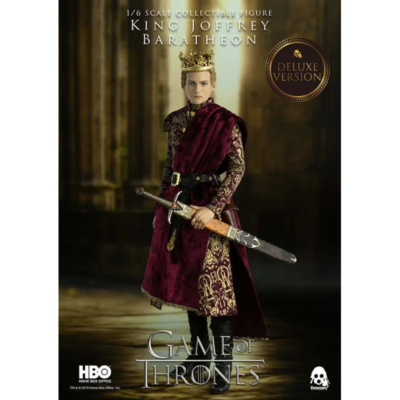 Statuetta Game of Thrones 1/6 Re Joffrey Baratheon Versione Deluxe 29 cm