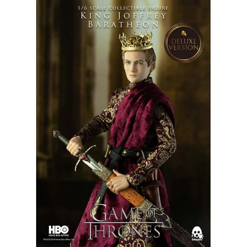 Statuetta Game of Thrones 1/6 Re Joffrey Baratheon Versione Deluxe 29 cm