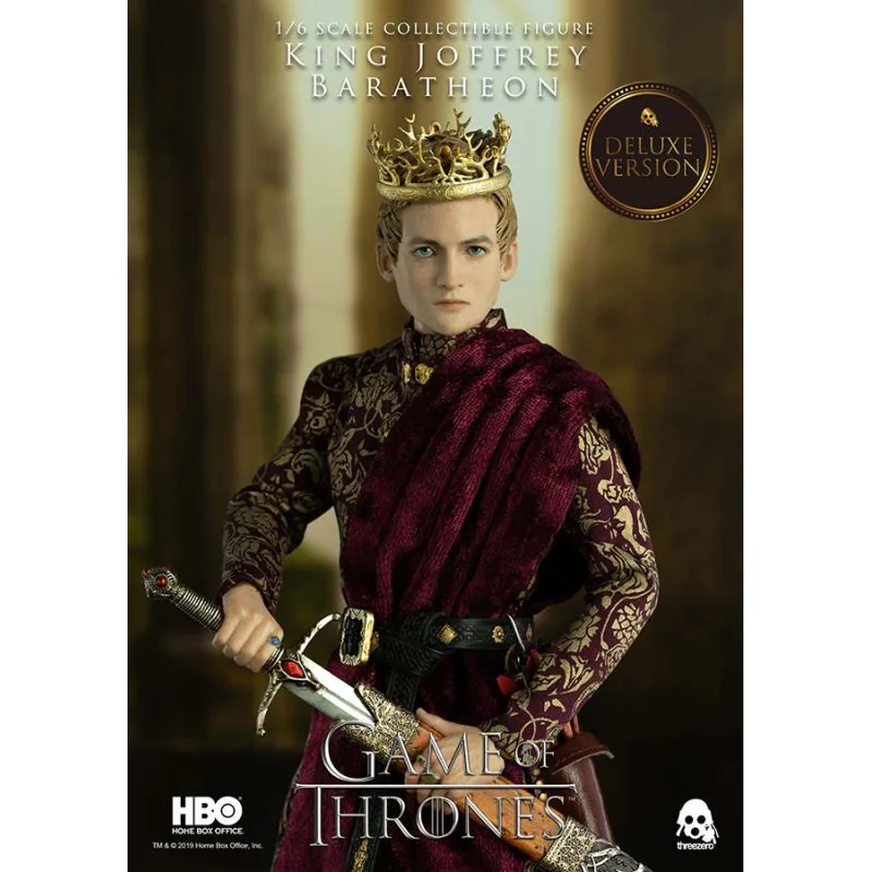 Statuetta Game of Thrones 1/6 Re Joffrey Baratheon Versione Deluxe 29 cm