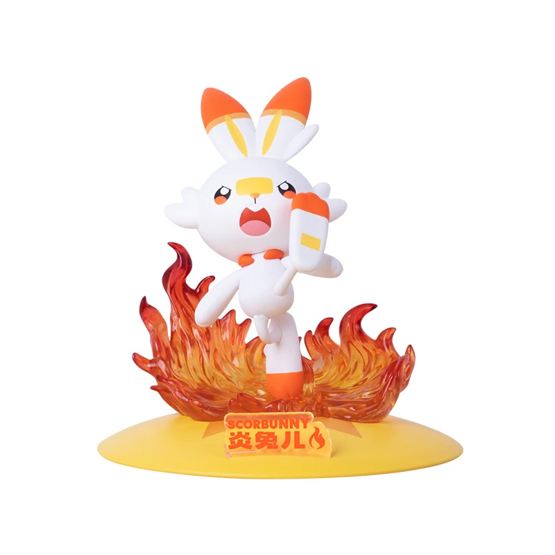 Figurine Pokemon Funism Prime Figure Mini Scorbunny Flambino 10cm