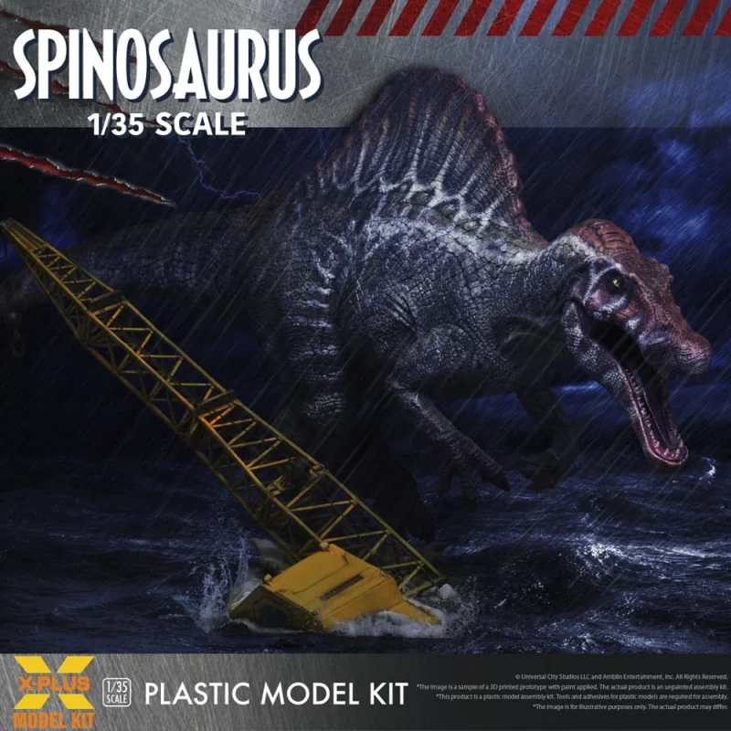 Jurassic Park 3 Spinosaurus Model Kit Re-run