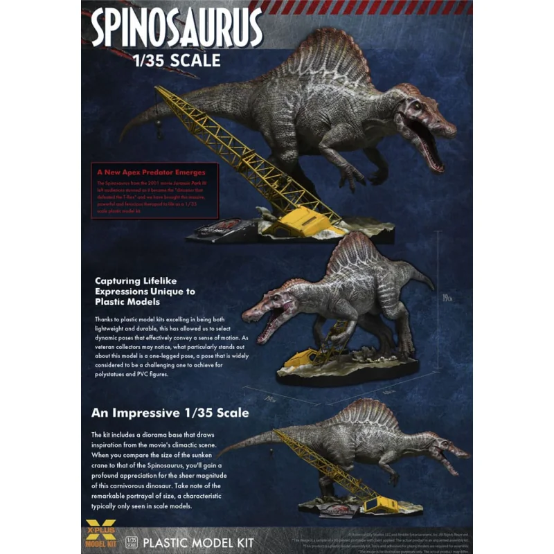 Jurassic Park 3 Spinosaurus Model Kit Re-run