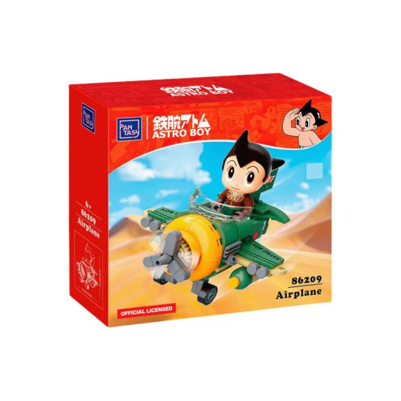 Giochi di costruzione Astro Boy Airplane Building Set 13 cm