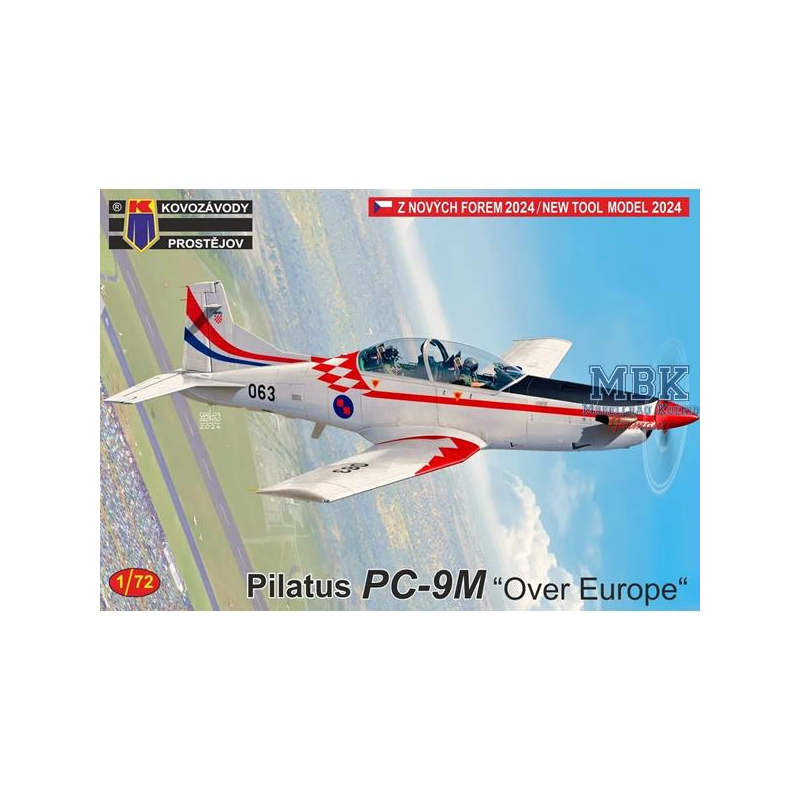 Kit modello Pilatus PC-9M "Over Europe"