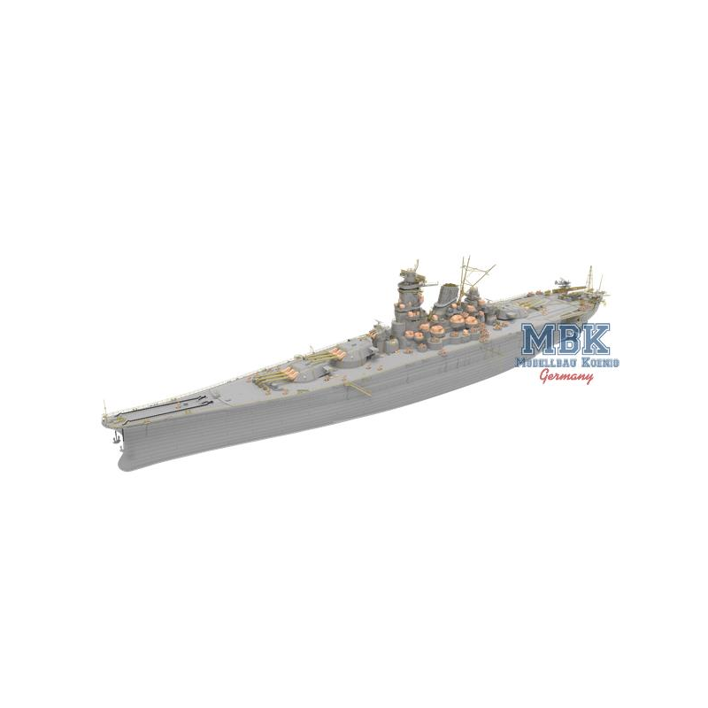 Modellini di barche IJN Battleship MUSASHI-Deluxe Kit