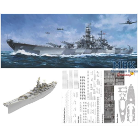 Kit modello U.S. Navy Battleship BB-67 USS MONTANA-Deluxe Kit