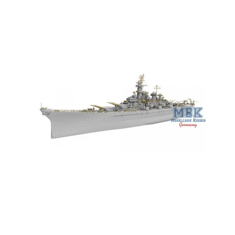 Modellini di barche U.S. Navy Battleship BB-67 USS MONTANA-Deluxe Kit