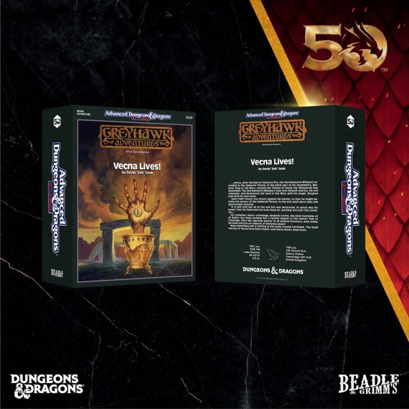 Beadle & Grimm´s Dungeons & Dragons dice pack Classic Module Vecna Lives (7)