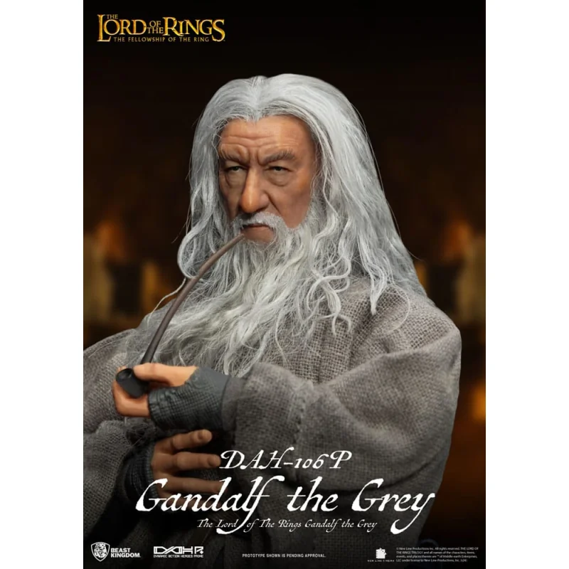 BKDDAH-106P Lord of the Rings Dynamic Action Heroes 1/9 Gandalf the Grey 21cm Figure