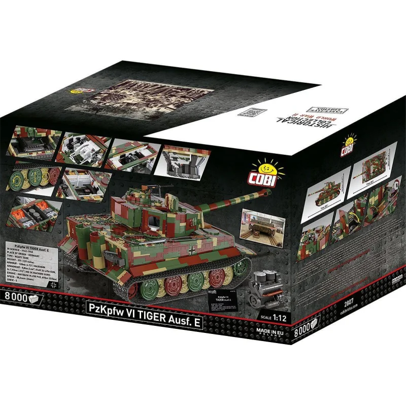 Giochi di costruzione PzKpfw VI Tiger Ausf. E - Executive Edition 2 in 1 scale 1:12