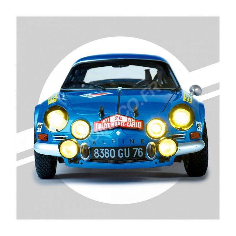 Modellini di auto ALPINE A 110 1600 S 22 JEAN-CLAUDE ANDRUET / MICHEL VIAL MONTE CARLO RALLY 1971 (FULL KIT)