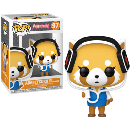 Figurini Pop AGGRETSUKO - POP Sanrio No. 97 - Aggretsuko With Headphones