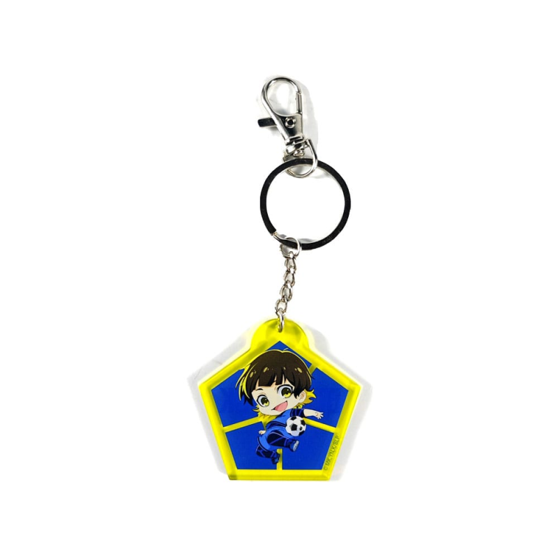  Blue Lock Keychain Meguru Rachira Chibi Style 5cm