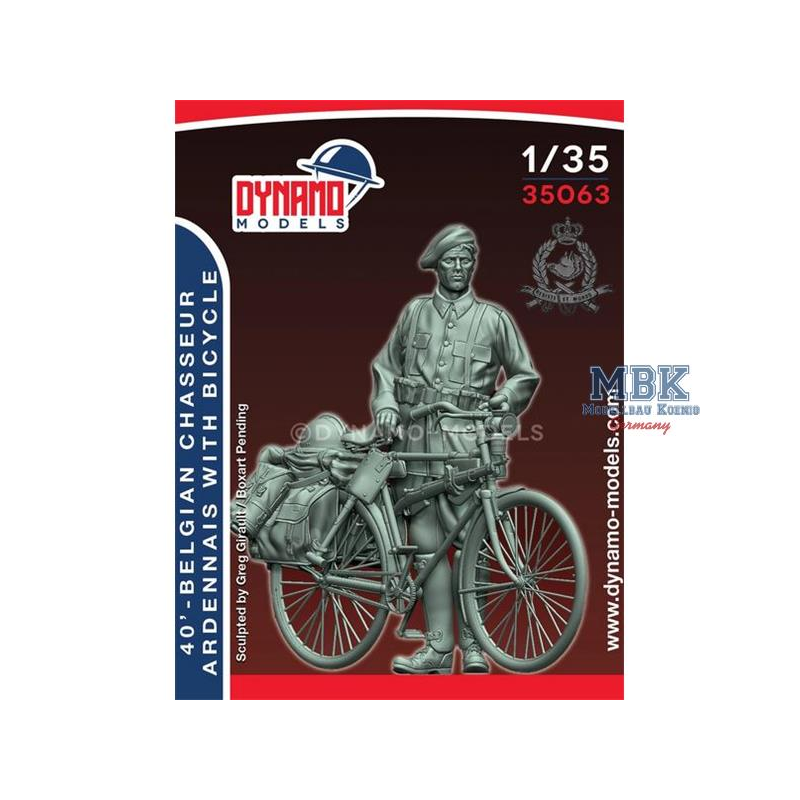 Figurini ’40 – Belgian Chasseur Ardennais with Bicycle