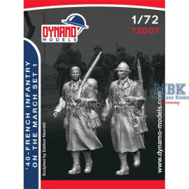 Figurini French Infantry On The March - 1 - 1:72