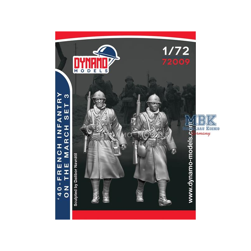 Figurini French Infantry On The March - 3 - 1:72