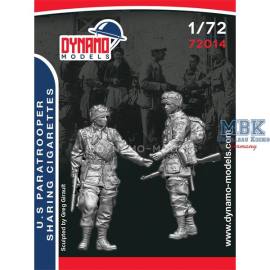 Figurini U.S. Paratroopers Sharing Cigarettes 1:72