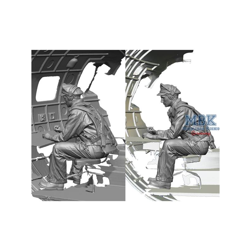 Figurine storiche WW2 US Bomber Navigator 1:72