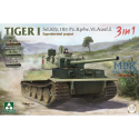 Kit Modello Tiger I Sd.Kfz.181 Pz.Kpfw. VI Ausf.E Experimental