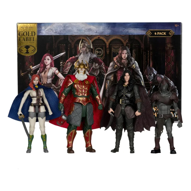 Figurine The Lord of the Rings: The War of the Rohirrim - Helm, Hera, Shank & Wulf 10 cm