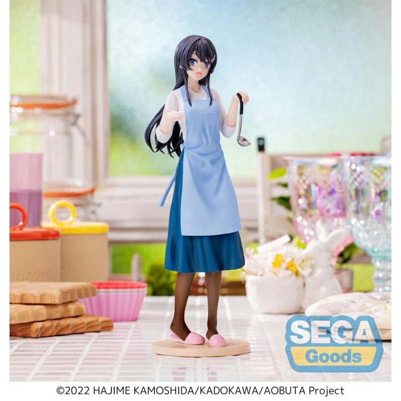 Figurine Rascal Does Not Dream of Bunny Girl Senpai Luminasta PVC statuette Mai Sakurajima Apron 14 cm