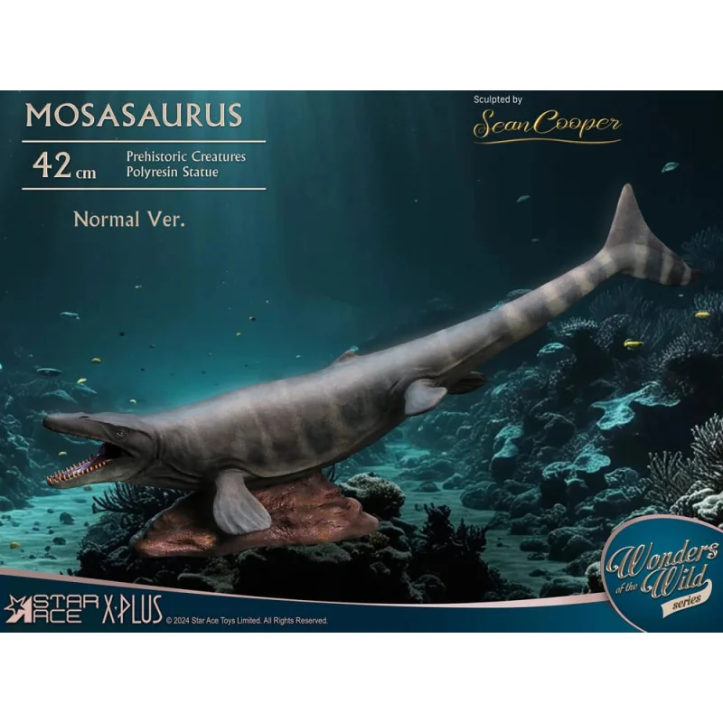 Figurina Wonders of the Wild Mosasaurus statuette (NX) 42 cm