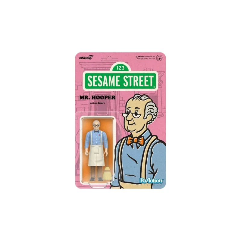 Figurina 1, Sesame Street ReAction Wave 03 Mr. Hooper Figure 10 cm