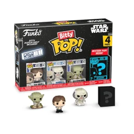 Figurini Pop Star Wars pack 4 Bitty POP Figures! Vinyl Han 2.5 cm