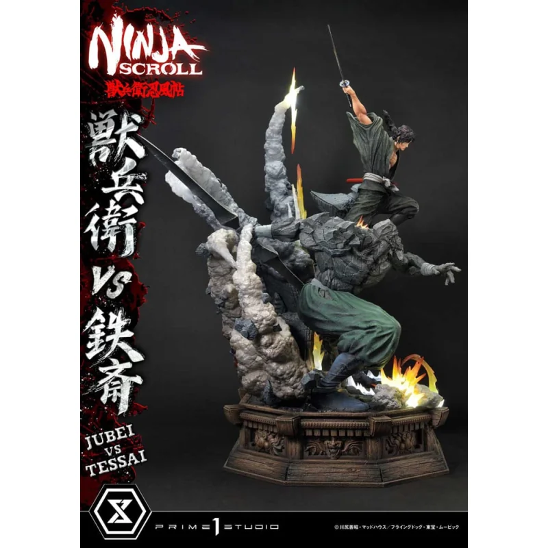 Ninja Scroll statuette Ultimate Premium Masterline Series 1/4 Jubei Versus Testa 101 cm