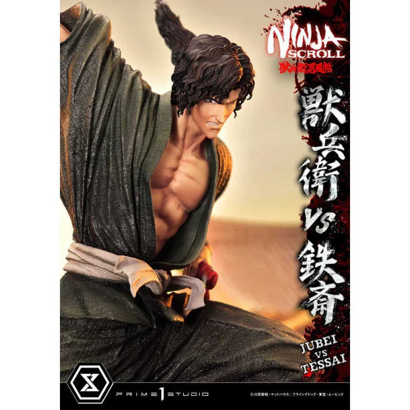 Ninja Scroll statuette Ultimate Premium Masterline Series 1/4 Jubei Versus Testa 101 cm