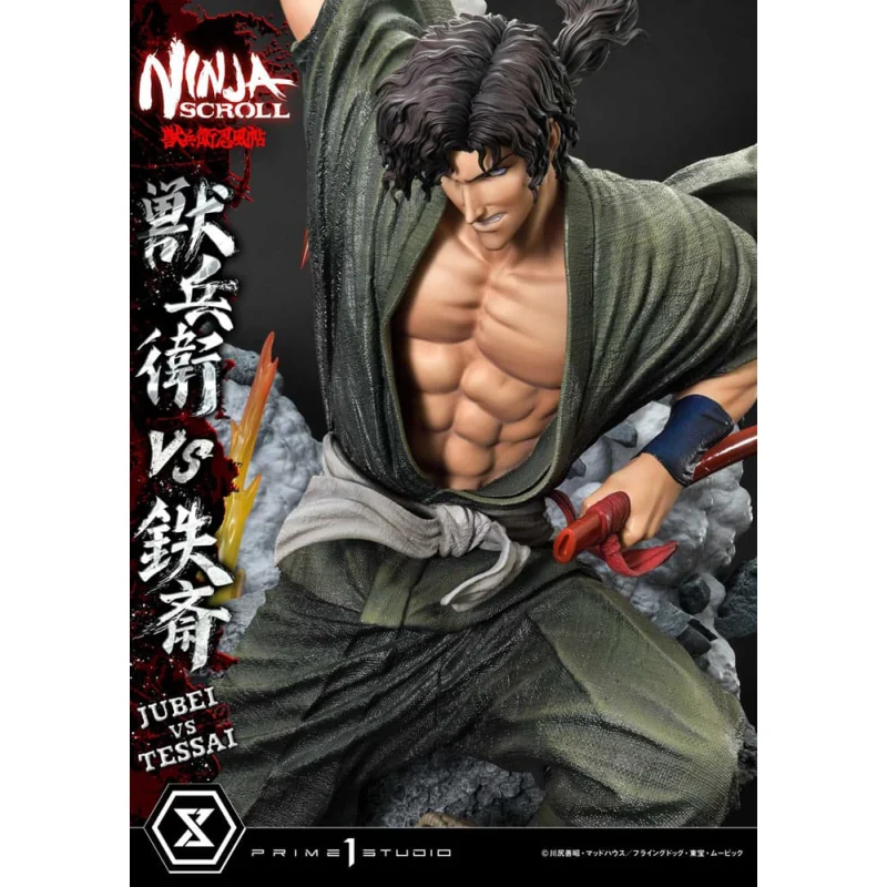 Ninja Scroll statuette Ultimate Premium Masterline Series 1/4 Jubei Versus Testa 101 cm