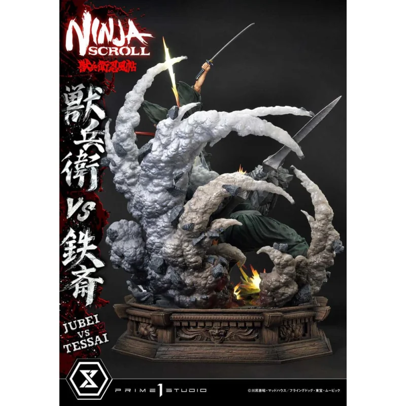 Ninja Scroll statuette Ultimate Premium Masterline Series 1/4 Jubei Versus Tssais Deluxe Bonus Version 101 cm