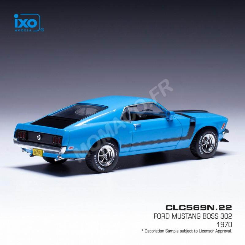 Modellino auto - già assemblato FORD MUSTANG BOSS 302 1970 BLUE