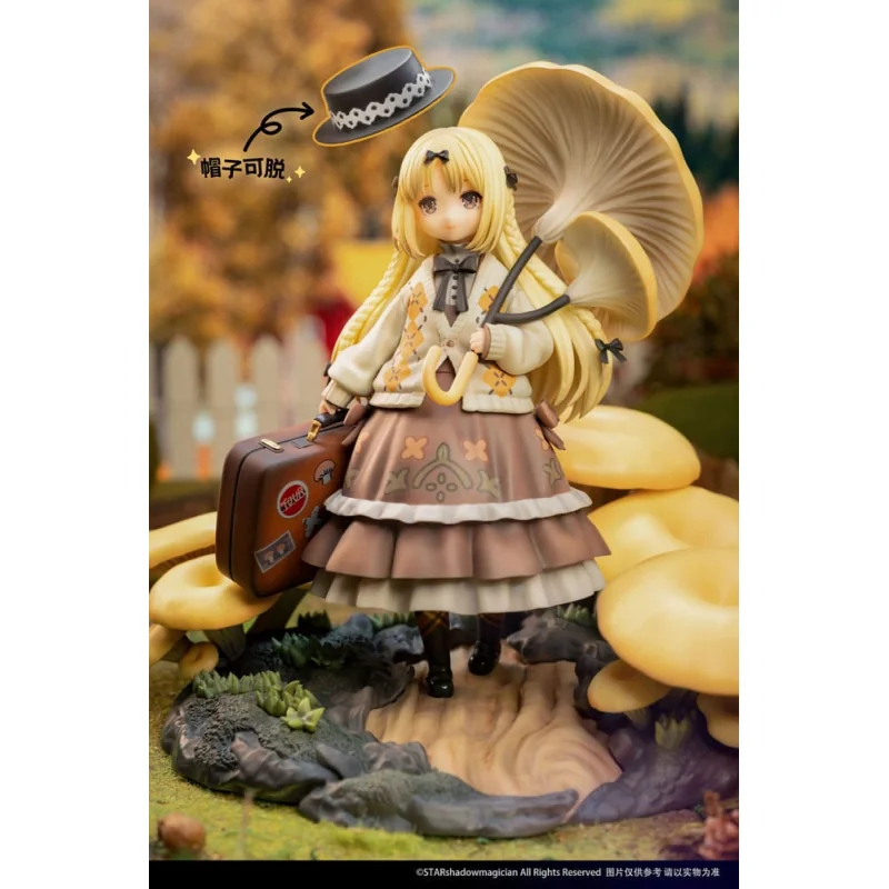 The Mushroom Girls 1/1 Series No.3 Pleurotus Citrinopileatus 24 cm