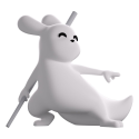 Figurina Rainworld Slugcat Figure 10 cm