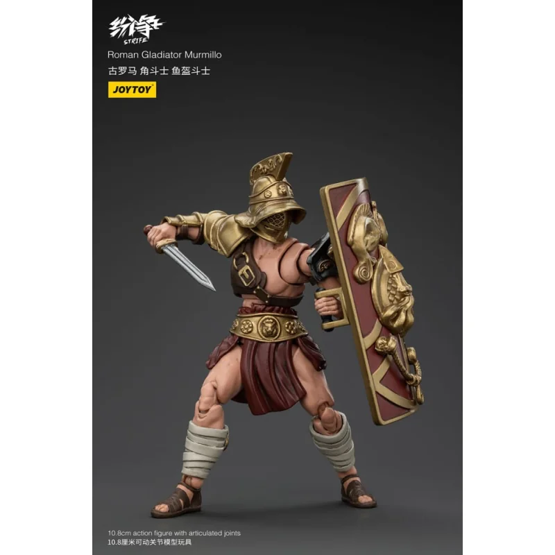 JT00492 Strife Figure 1/18 Roman Gladiator Murmillo 11 cm