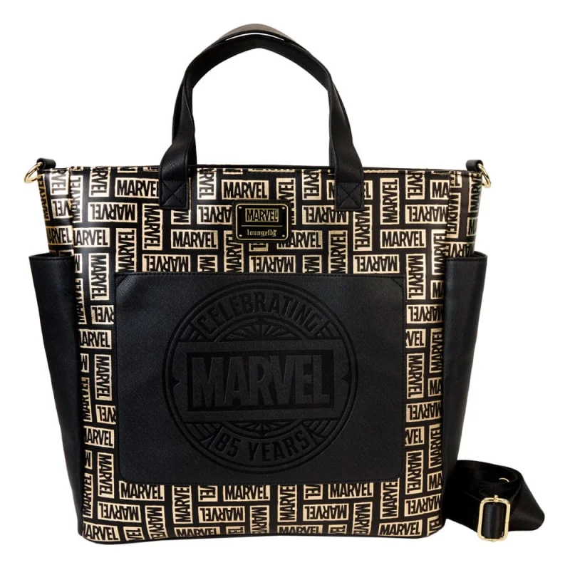  Marvel by Loungefly Logo Backpack and Shopping Bag